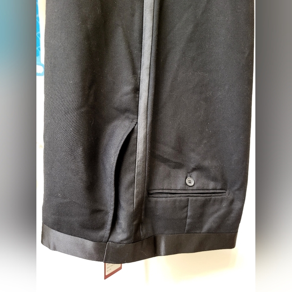 Men's Black tuxedo pants size R38 - Picture 6 of 11